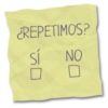 ¿REPETIMOS? sí NO