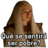 Qué se sentirá ser pobre?