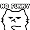 NO FUNNY し
