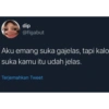 P
dip
@figabut
Aku emang suka gajelas, tapi kalo
suka kamu itu udah jelas.
Terjemahkan Tweet