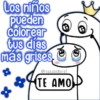 Los niños pueden colorear tus días más grises @rose.stickers1 TE AMO DO y
