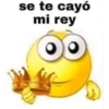 se te cayó
mi rey