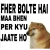 FHER BOLTE HAI MAA BHEN PER KYU JAATE HO