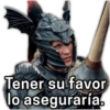 Tener su favor lo aseguraría.