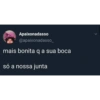 Apaixonadasso
@apaixonadasso_
mais bonita q a sua boca
só a nossa junta
>