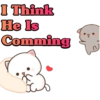 I Think
He Is
Comming