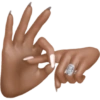 Emoji iphone tangan kaki 7