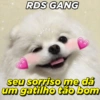 RDS GANG seu sorriso me dá um gatilho tão bom