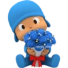 🌹🩵 Pocoyó Ramo de flores🩵🌹 17