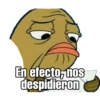 En efecto, nos despidieron