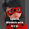 Sabes la diferencia entre tu y yo