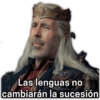 Las lenguas no cambiarán la sucesión
