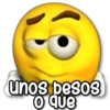 unos besos o que