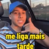 me liga mais tarde