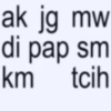 ak jg mw di pap sm tcih km