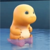 Chubby yellow dinosaur 28