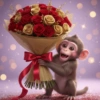 🐒🌹Monitos Ramo Buchón 🌹❤️ 7