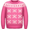 Iphone emoji Navidad rosa 🩷🎀 11