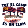 TOT EL CAMP FCB ES UN CLAM