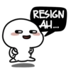 RESIGN AH...
