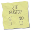 ¿TE GUSTO? sí NO