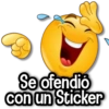 Se ofendió con un Sticker