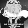 no se M no se responder cumplidos