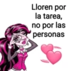 Lloren por la tarea, no por las personas