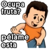 Ocupa fruta? pélame esta jojo_stickers