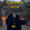 minha humilde opinião eu