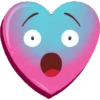 Emoji corazón rosa🩷 16