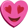 Emoji corazón rosa🩷 15
