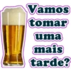 Vamos tomar uma mais tarde?