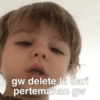 @stickermemeindonesia gw delete lu dari pertemanan gw