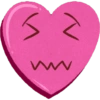 Emoji corazón rosa🩷 7