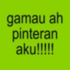 gamau ah pinteran aku!!!!!