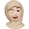 IPhone emoji girls hijab  8