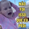NÃO FOI ISSO QUE EU PEDI