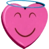 Emoji corazón rosa🩷 6
