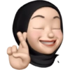 IPhone emoji girls hijab  12