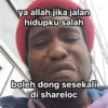 ya allah jika jalan hidupku salah boleh dong sesekali di shareloc