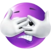 Emoji iPhone / ios purple  17