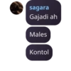sagara Gajadi ah Males Kontol