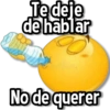 Te deje de hablar No de querer