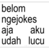 belom ngejokes aja aku udah lucu