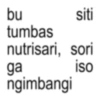 bu tumbas siti nutrisari, sori ga ngimbangi iso
