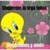 Chupenme la vrga todos @bendiciones diariass Bendiciones y amén