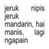 jeruk nipis jeruk mandarin, hai manis, lagi ngapain