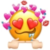 Reações de emojis ✨❤️ 10