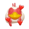 Memoji hewan 🐔 12
